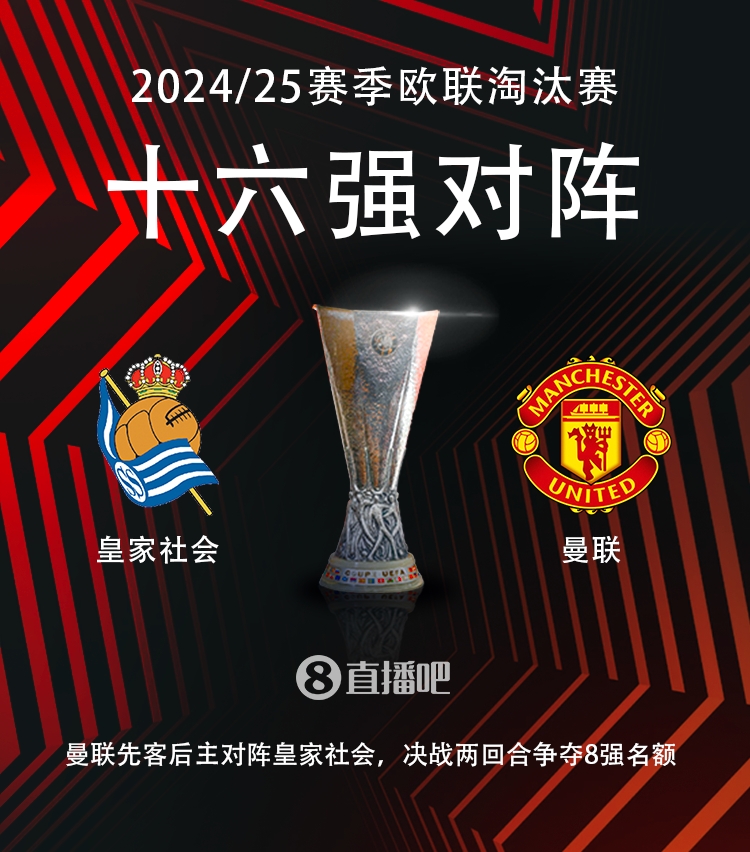  歐聯(lián)16強對陣：曼聯(lián)vs皇家社會??！