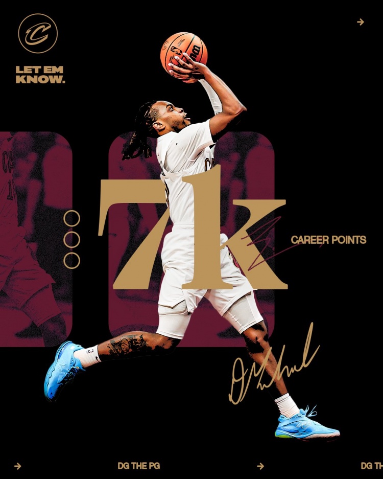  未來可期！加蘭騎士生涯得分達到7000分 隊史第11位！